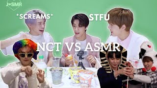 NCT struggling to stay quiet (mostly Chenle)