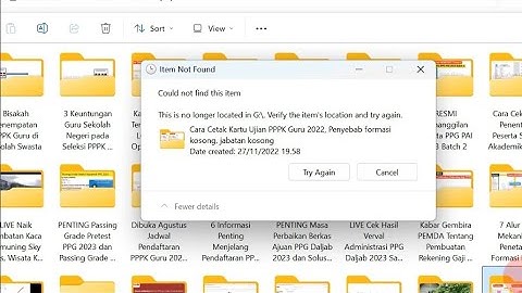 Cara Menghapus Folder/File yang tidak bisa dihapus di Laptop