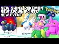 NEW SHINY POKEMON, EVENTS & SPAWN POINTS IN POKEMON GO IN GAME GO FEST?