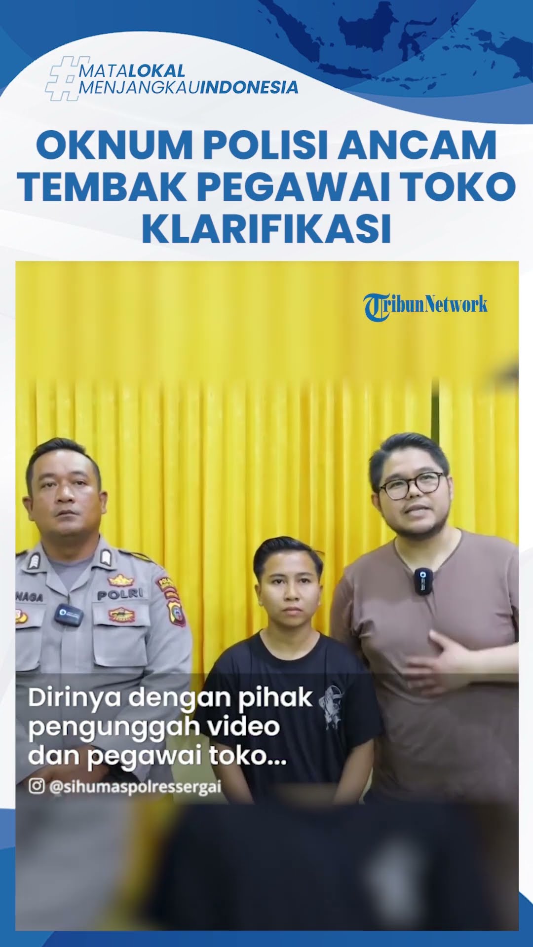 Oknum Polisi yang Ancam Tembak Pegawai Toko Sumut Klarifikasi, Singgung Salah Paham Berakhir Damai