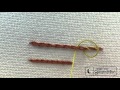 Whipped Chain Stitch Tutorial by Amy McClellan