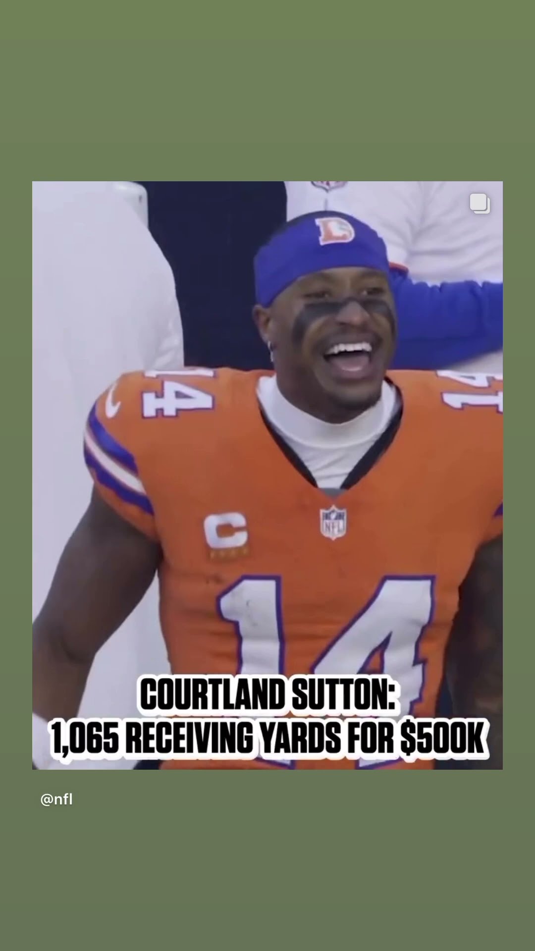 500K #hoodnews #courtlandsutton #broncos #NFL #shortvideo #football #omg #how #wow #sports #catch #i