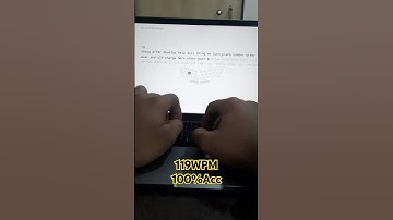 #monkeytyping | 119WPM | 100%Accuracy 💫