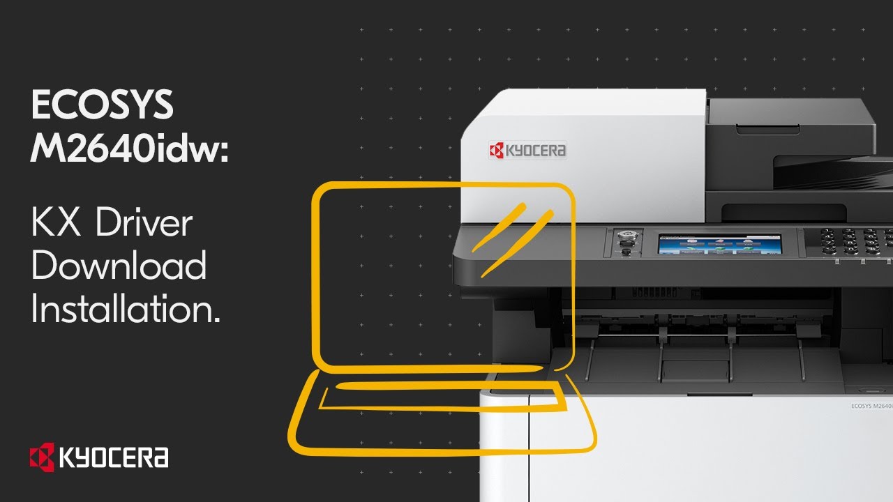 Kyocera M2640idw Driver Installation YouTube