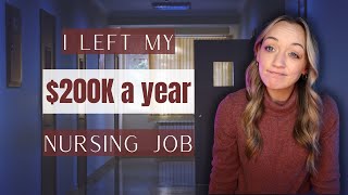 Why I Left my 200k a Year Job