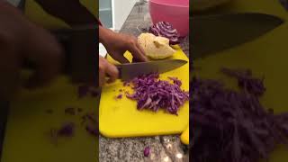 Slicingpurplegabbage#asmr#shortvideo#viral