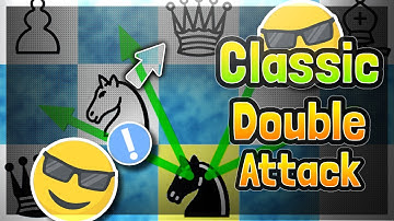 Classic Double attack | Chess Shorts #chess #shorts