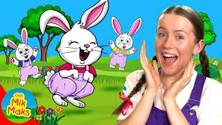 hop little bunnies hop hop hop nursery rhymes kids songs the mik maks