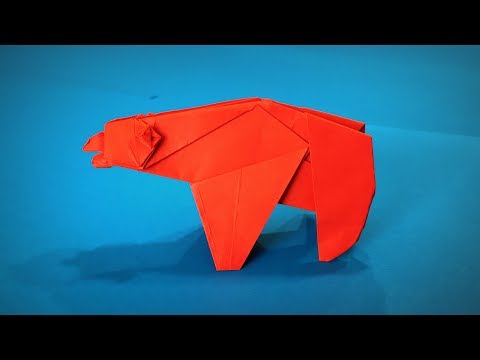 Origami Animals | How to Make Paper Bear Grizzly DIY | Easy Origami ART | Paper Crafts