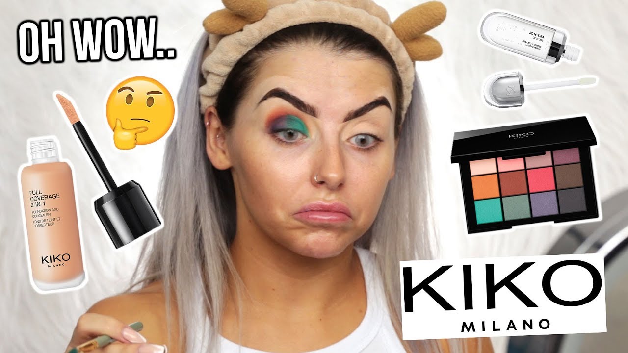 TESTING NEW KIKO MAKEUP FULL FACE OF FIRST IMPRESSIONS REVIEW