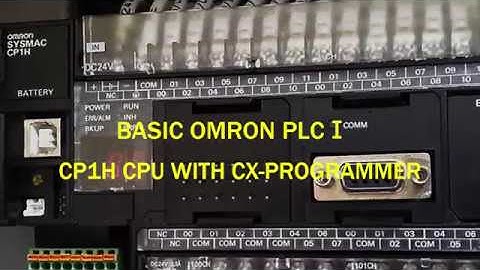 Omron PLC CP1H XA CPU Intro by Akapol.saha