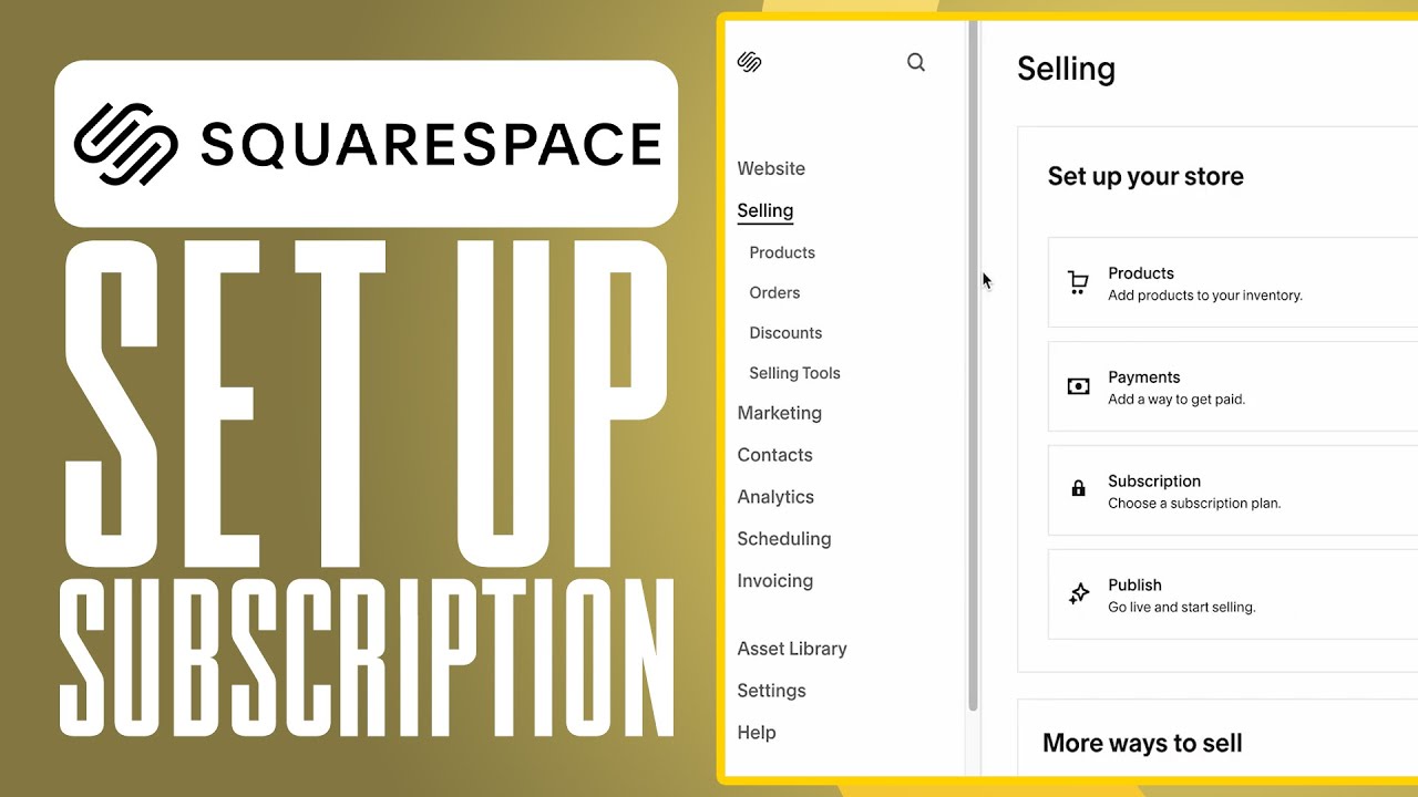 How To Set Up Subscription On Squarespace (2025) Full Guide - YouTube