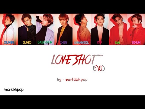 EXO - LOVE SHOT * KOLAY OKUNUŞ+MV(EASY LYRICS)COLOR CODED