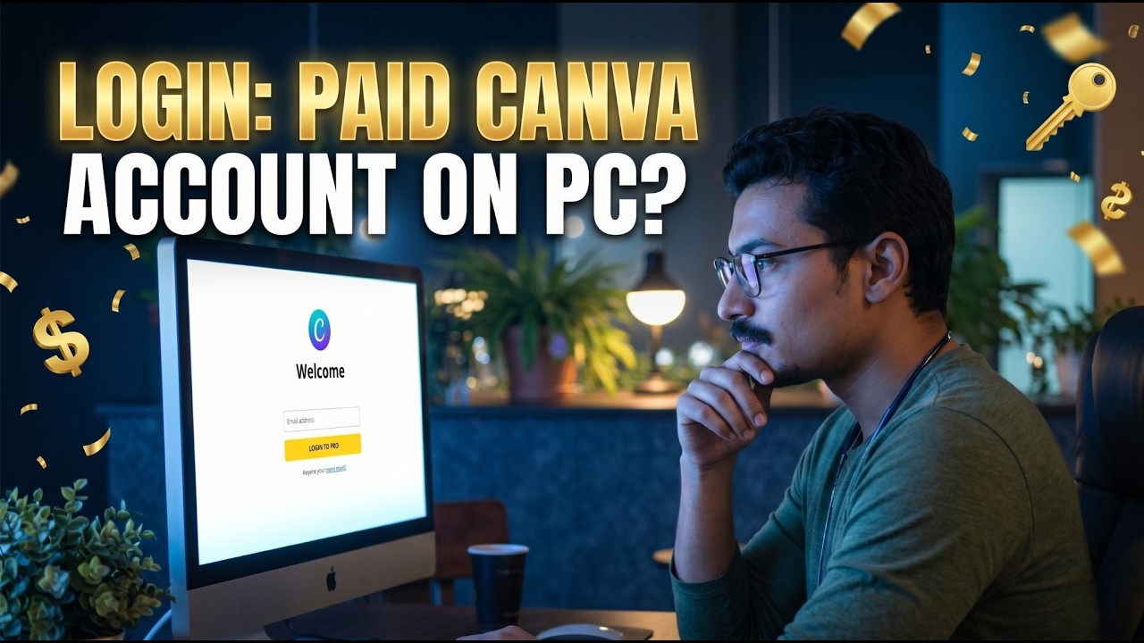 How to Login to Canva Paid Account on PC (Canva Pro Login Guide) - YouTube