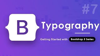 7. Typography in Bootstrap 5 | Hindi