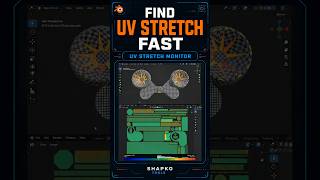 Find UV Stretch Instantly in Blender