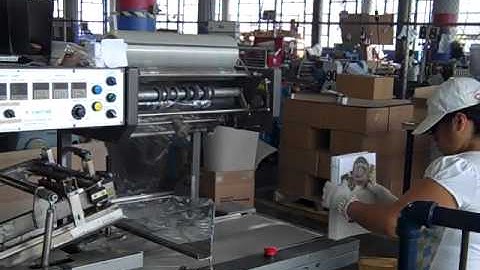 Rickard Bindery - Shrink Wrapping and Loop Stitching a Book