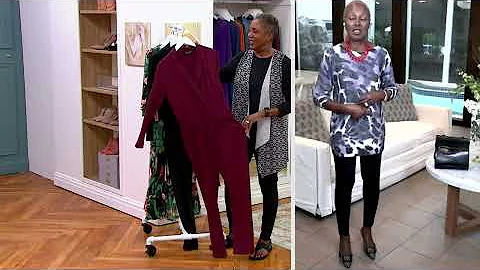 Attitudes by Renee French Terry Mock Wrap Jumpsuit...