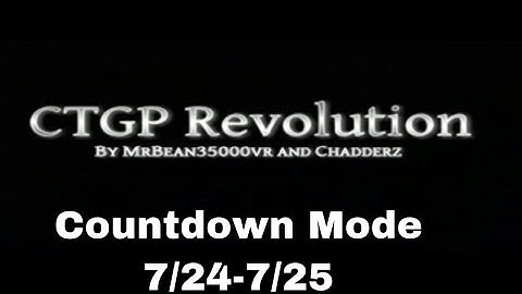 CTGP-R Countdown Mode 7/24