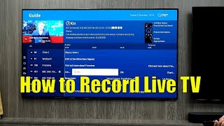 How To Record Live Tv On A Budget 