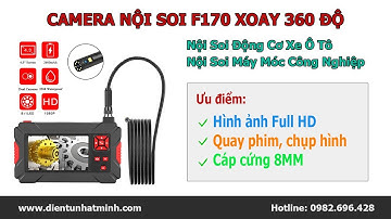 Camera Nội Soi Công Nghiệp F170 Xoay 360 Độ Full HD - Cáp Cứng 8MM