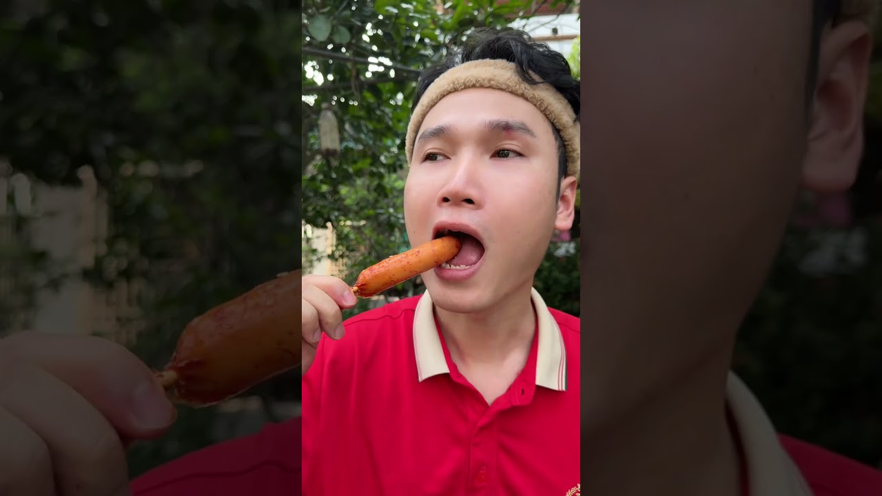 Review xúc xích Trung Quốc | Trọng Sao Review #shorts