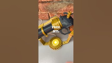 Jinx Blaster Stand ✨ new free STL file for LED light 💡 #arcane