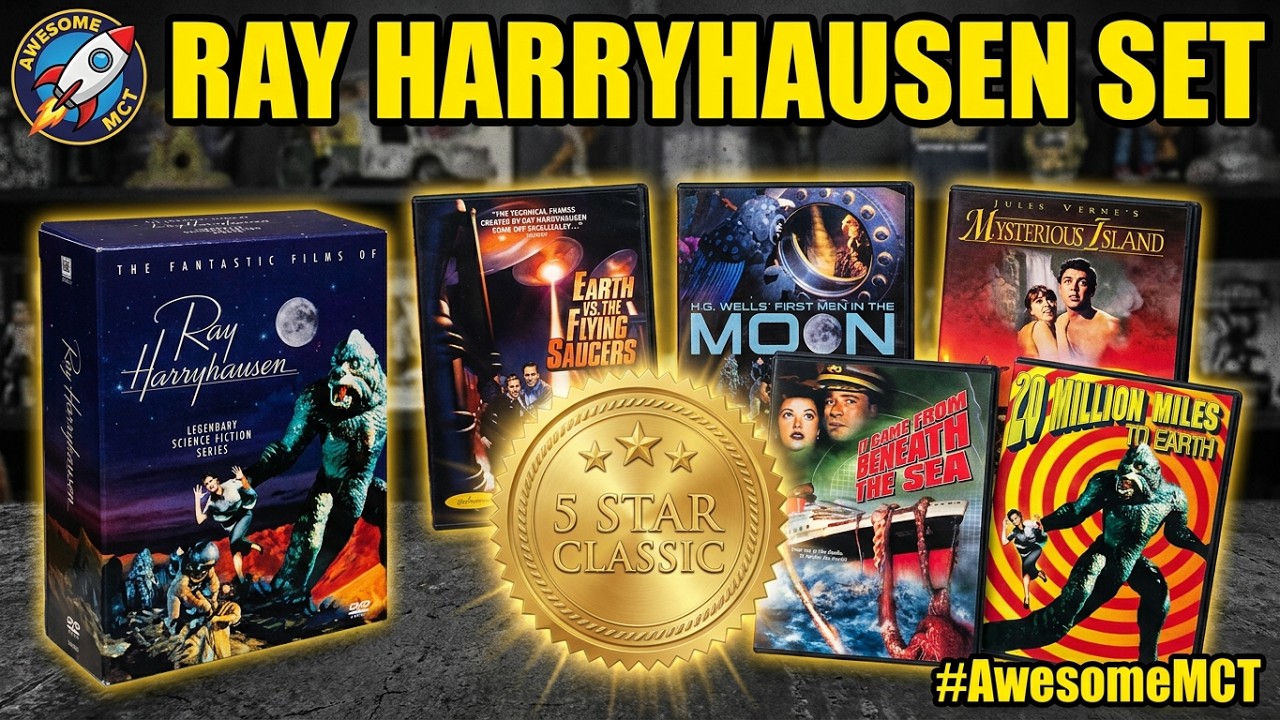 🎥 Ray Harryhausen Science Fiction Movie collection dvd box set