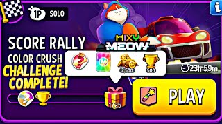Mixy Meow / Color Crush Solo Challenge Score Rally | Match Masters Solo Challenge Today screenshot 4