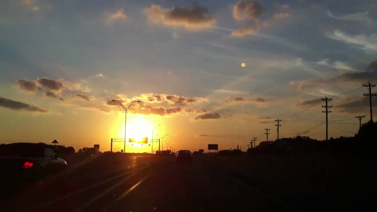 Driving Toward Sunset in San Antonio -October 2010 - YouTube