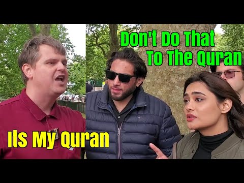 Speakers Corner - Bob vs Muslims - Muslims Deny The Quran Where It Says You Can Beat Your Wives