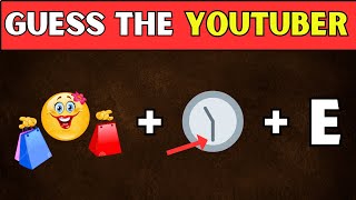 Guess The YouTuber By Emoji || Emoji Quiz Challenge 😃 by QuizMoji Challenge 😃 182 views 3 months ago 4 minutes, 42 seconds