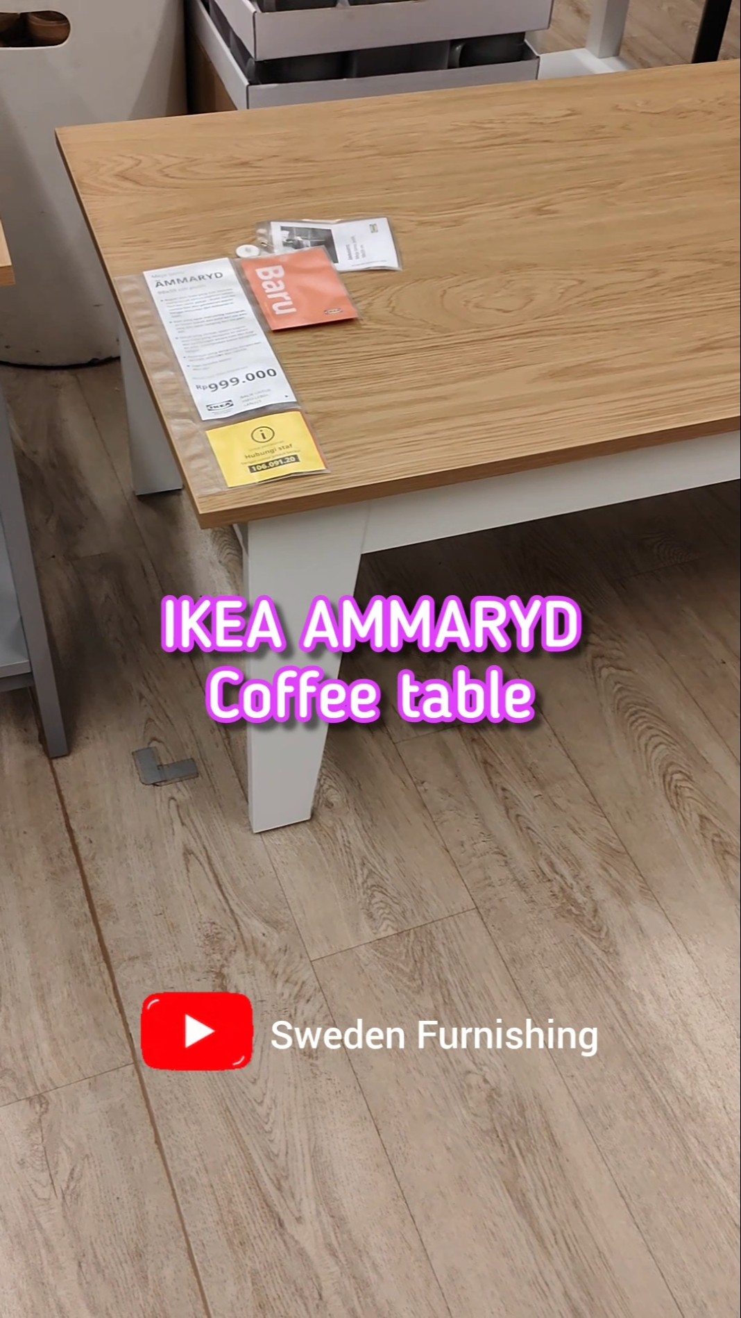 IKEA AMMARYD coffee table 2026 - YouTube