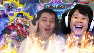 MABAR SAMA MANTAN DI EVOS, OURA!! NGAKAK ABIS!! HAHAHA - Mobile Legends