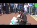 Awesome street drummer kid
