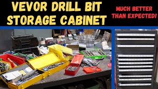 Vevor Drill Bit Storage Cabinet