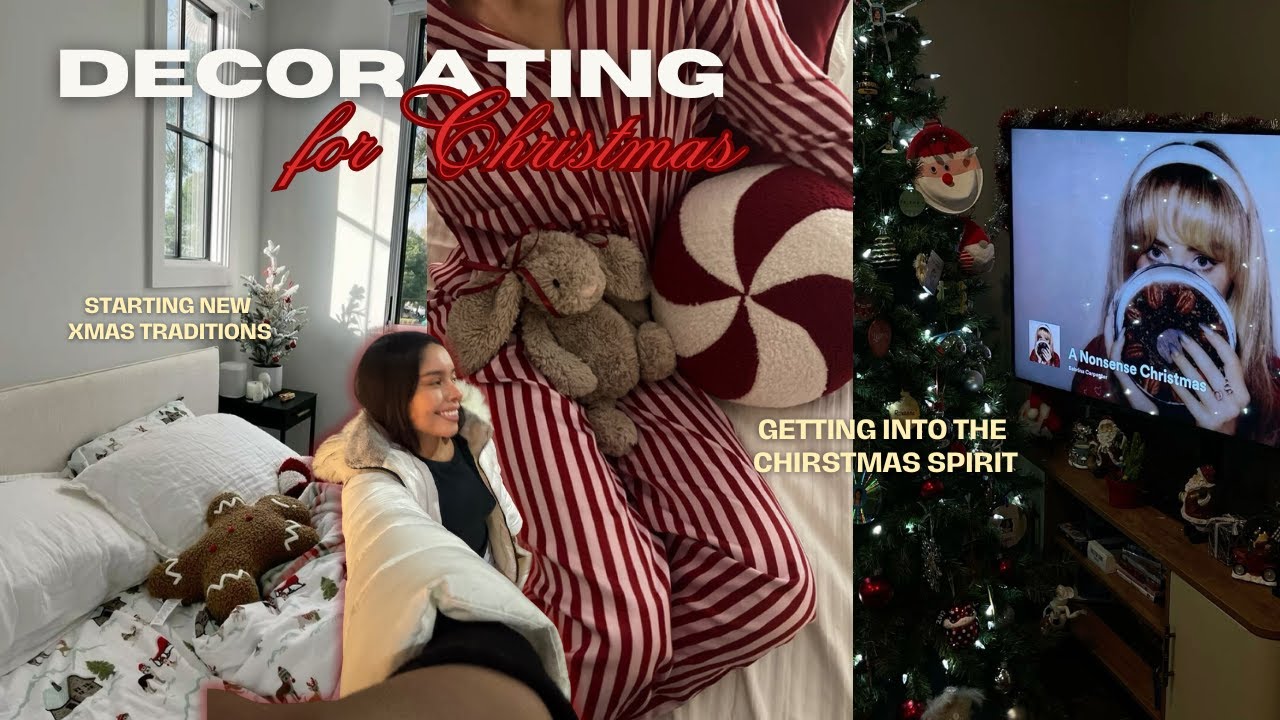 LET'S START DECORATING for CHRISTMAS 🎄 ️ || vlog 62 - YouTube