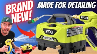 The Brand New Ryobi 1200psi 1.8gpm Pressure Washer made for Detailing!