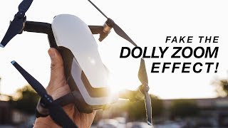 Fake the DOLLY ZOOM effect with the DJI Mavic Air!