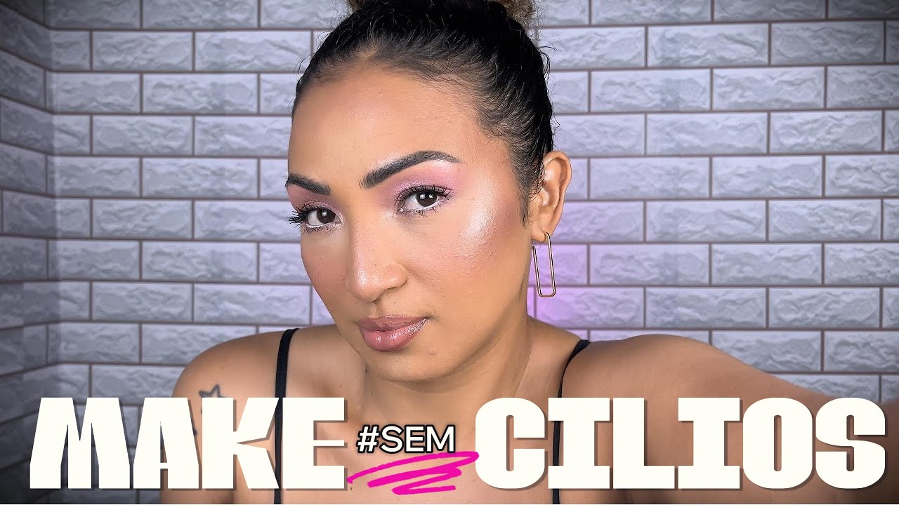 MAQUIAGEM SEM CILIOS POSTIÇOS [ tutorial fácil ]