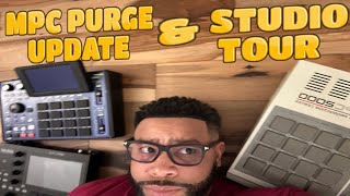 Akai MPC Purge Update and Studio/Office Tour! It Didn't Go As Planned! Most things never do.