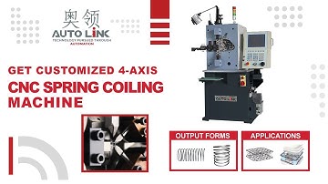 4 - axis CNC Spring Coiling Machine | Spring Making Machine |  Available in Alibaba and MadeinChina