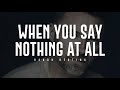 Ronan Keating - When You Say Nothing At All (Karaoke Version) - KARAOKE LAGU BARU