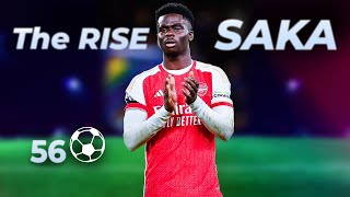 The Rise of a Young Star: Bukayo Saka's journey