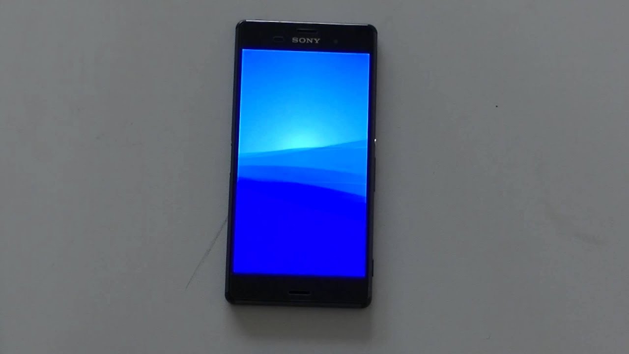 Sony Xperia Z3+ Boot Animation YouTube