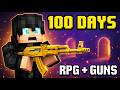 I Spent 100 Days in a Medieval Minecraft RPG Modpack With Modern Firearms Part 1