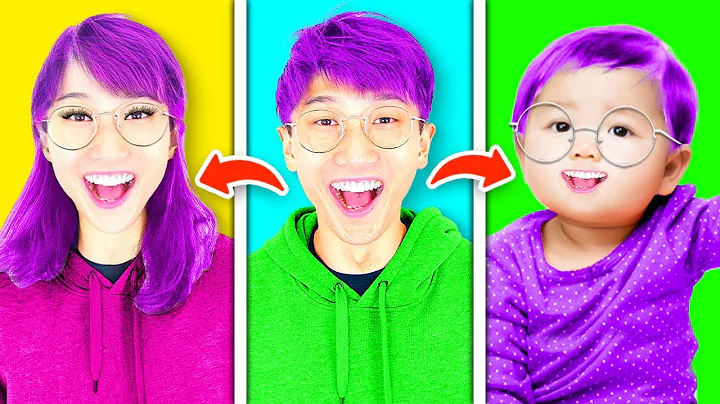 LankyBox Trying FUNNY TIKTOK FILTERS!? (CRAZIEST R...