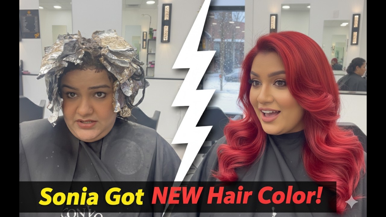 Sonia ka new hair colour
