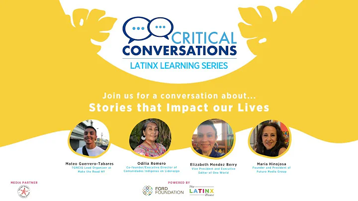 Critical Conversations (Episode 3): Stories that Impact Our Lives