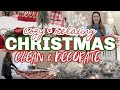 2020 CHRISTMAS CLEAN + DECORATE | COZY MASTER BEDROOM | RUSTIC GLAM DECOR | Lauren Yarbrough